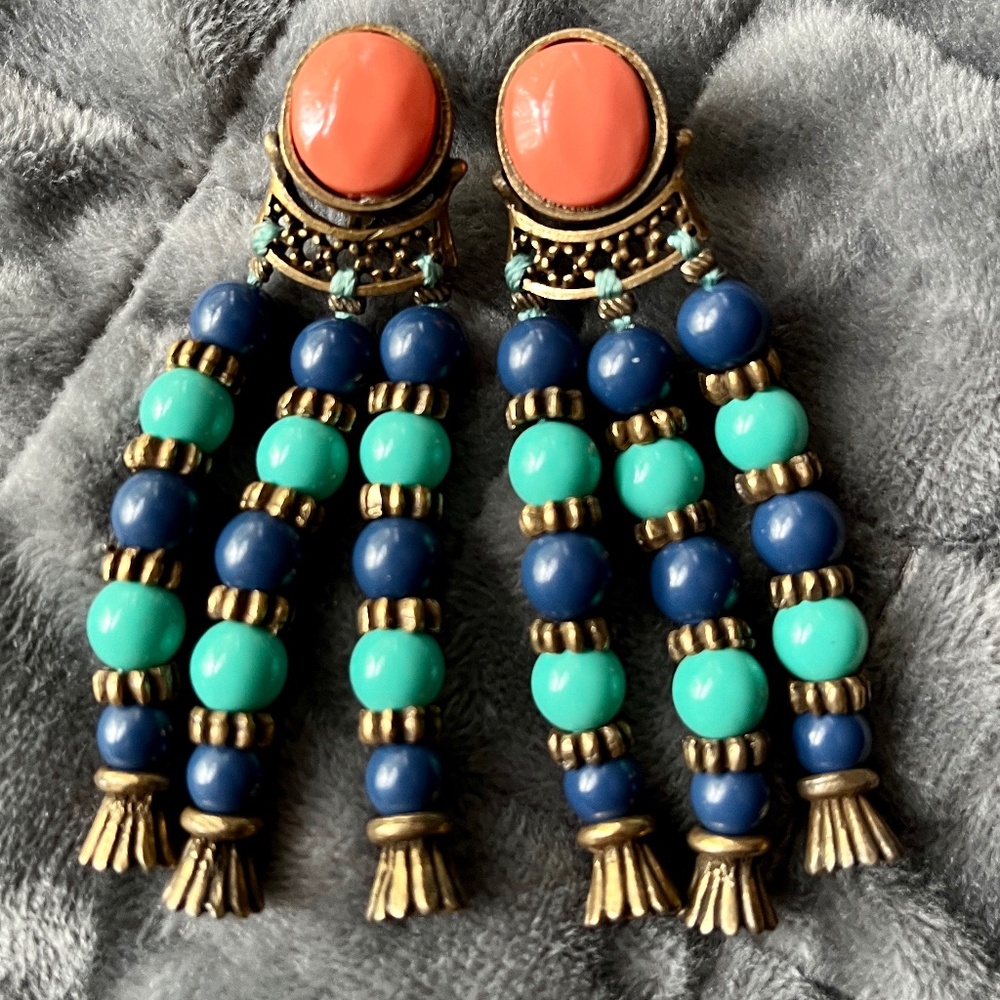 Vintage Egyptian Revival Earrings